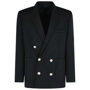 Balmain Black Virgin Wool Blazer - NWT